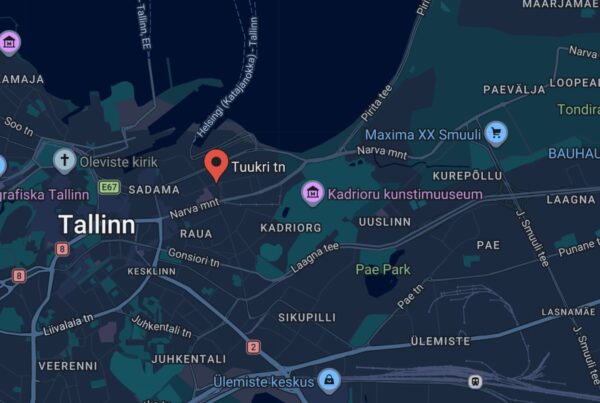 Teekonda location map in Tallinn, Estonia