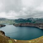 lake under cloudy sky