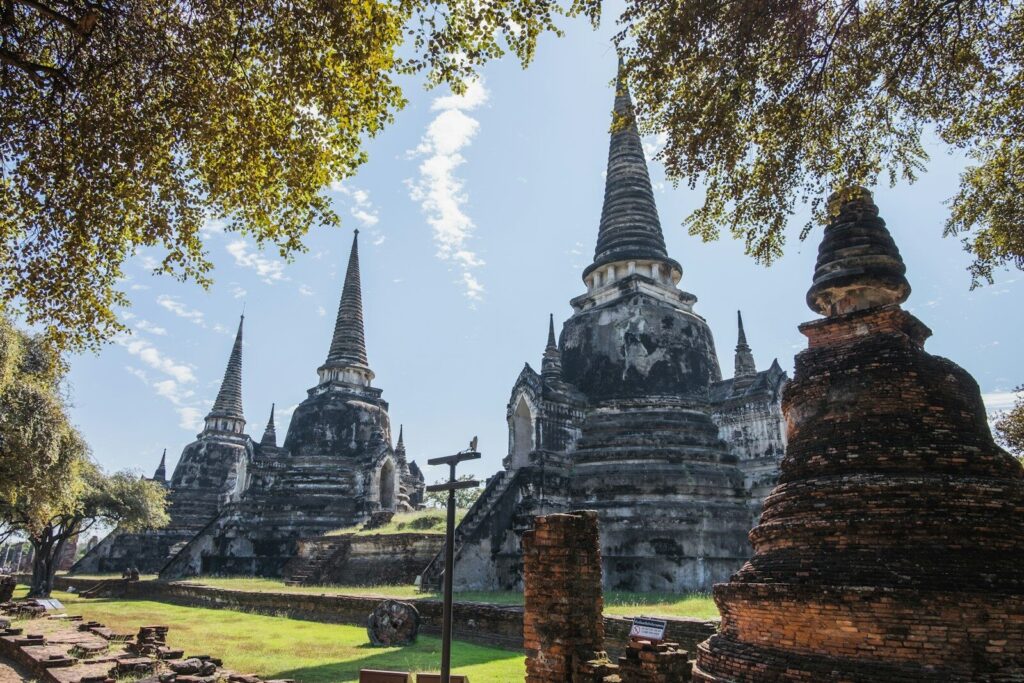 a castle with towers