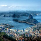 aerial photography on city near body of water