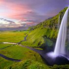 waterfalls at daytime